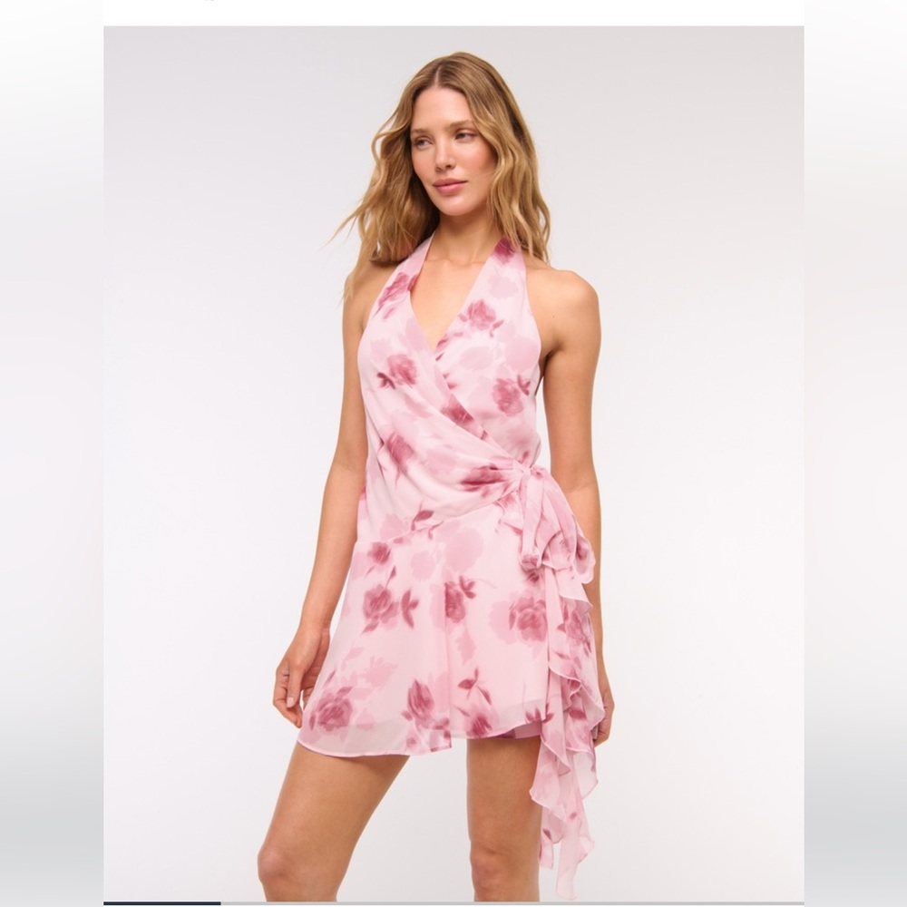 Abercrombie & Fitch Pink Floral Mini Dress